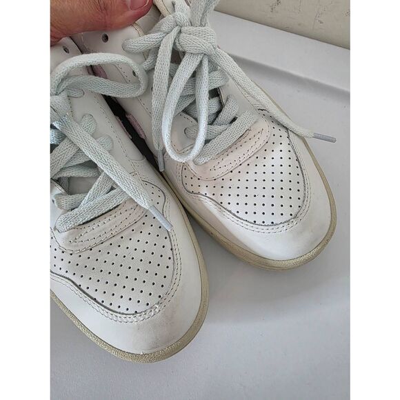 Madewell x VejaTM Vegan Leather V-10 Sneakers in Pastel Neon Colorblock US 5 - Picture 7 of 11
